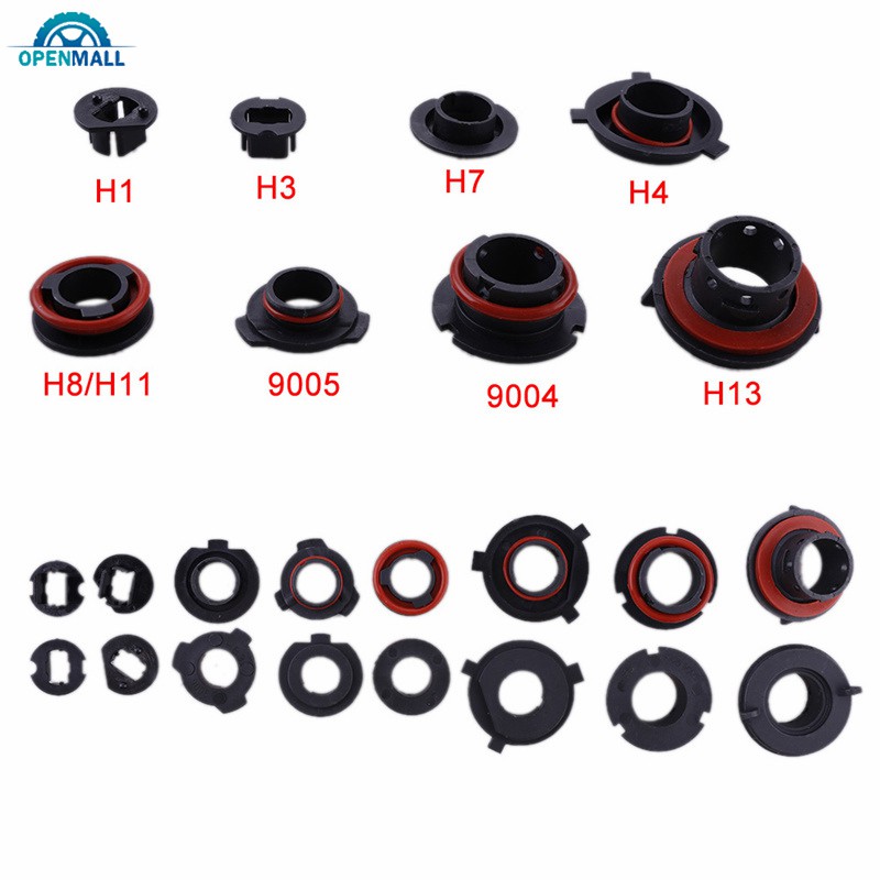 Set 2 Giá Đỡ Đèn Pha LED H1 H3 H4 H7 H11 H13 9004 9005 Dành Cho Ô Tô