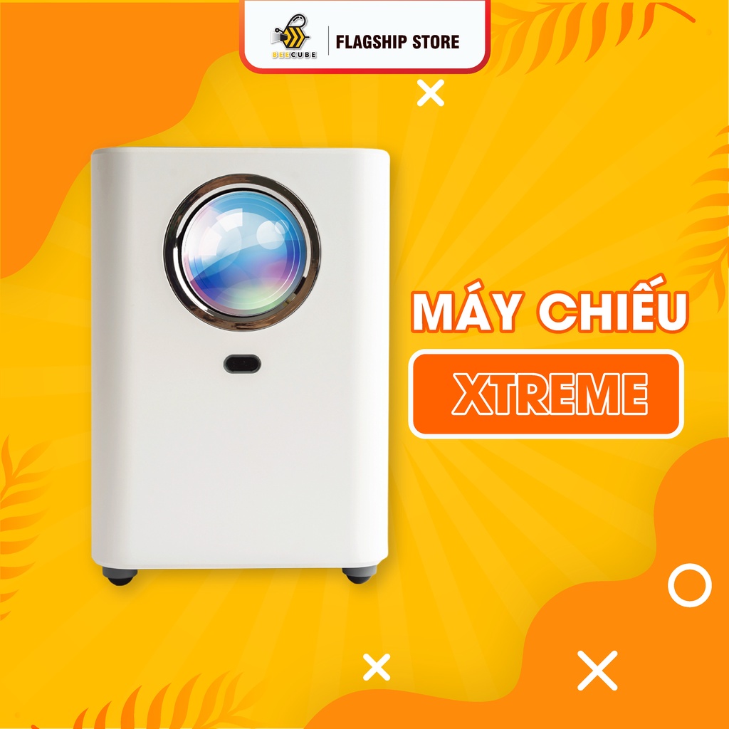 Máy Chiếu Mini Beecube Xtreme Chiếu Độ Phân Giải Full HD- Hỗ Trợ Đầu Vào 4K- Bảo Hành Chính Hãng 12 Tháng