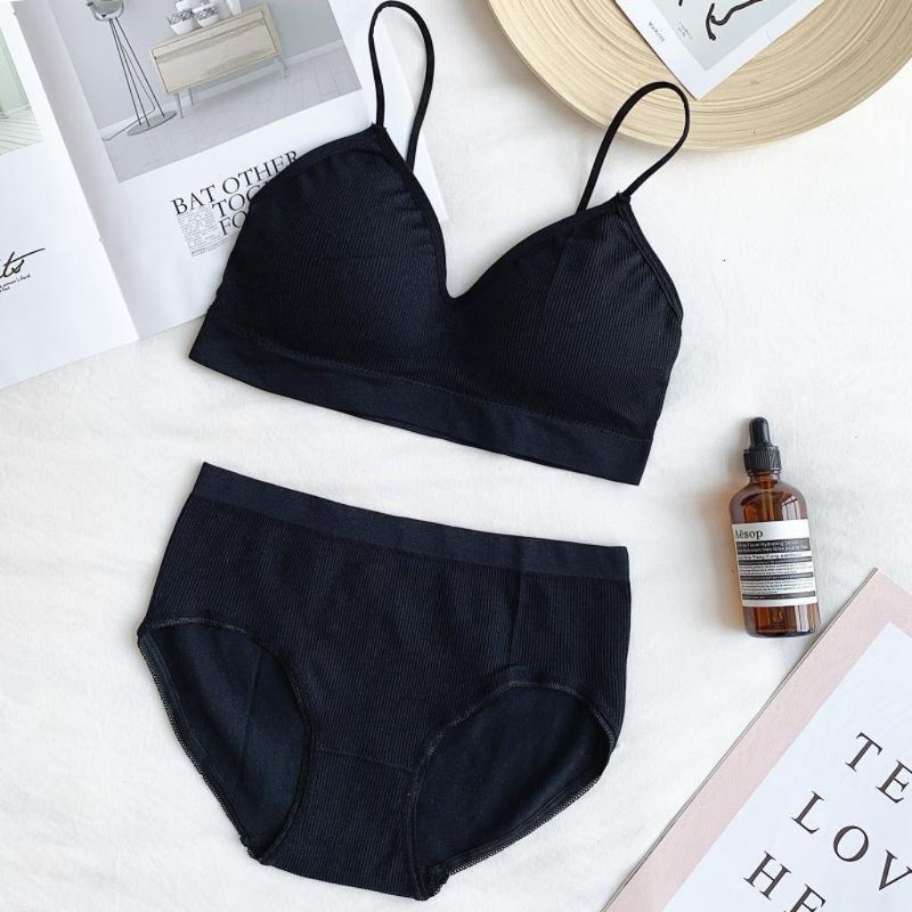 Bộ đồ lót nữ, áo bra 2 dây kèm quần lót nữ cực xinh JOCOSI  B3211