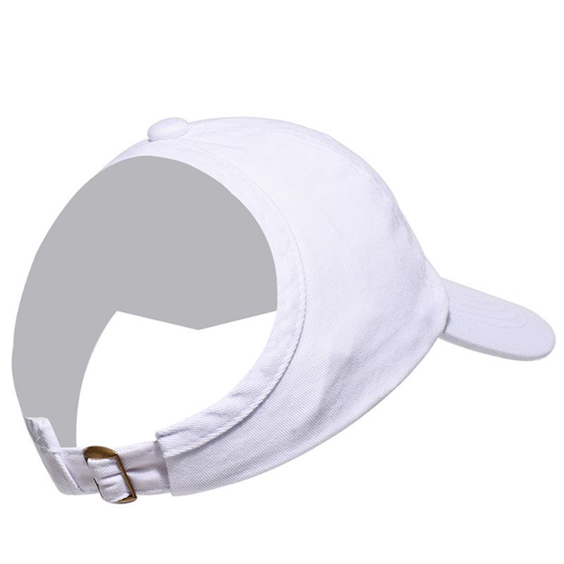 Mũ Lưỡi Trai Nửa Đầu Che Nắng Hở Chóp Màu Sắc Cổ Điển Có Thể Giặt Rửa Cho Nam Và Nữ