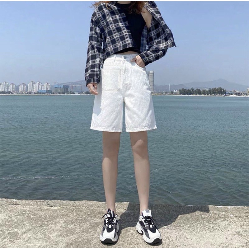 Quần Short Ngố Kaki Túi Kiểu Trước 3 Màu Bigsize từ S đến 35 Ms 50