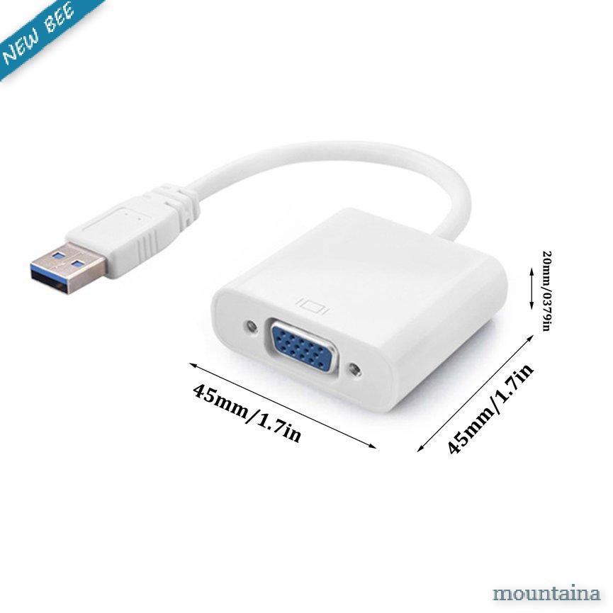 Cáp Chuyển Đổi Usb Sang Vga Usb3 0 Sang Vga