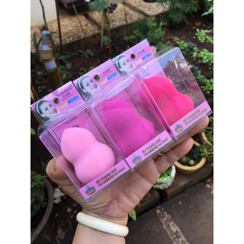 Mút tán kem nền hồ lô D1 giao màu ngẫu nhiên