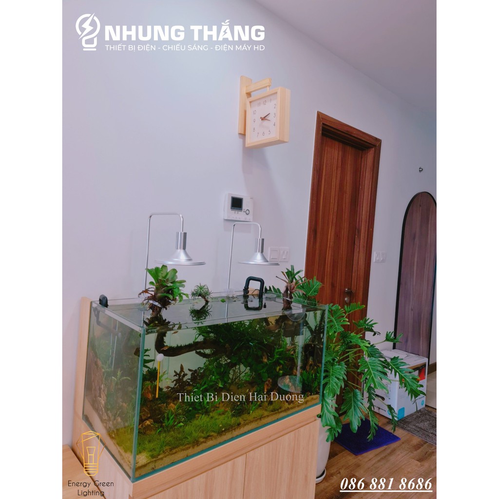 Đồng Hồ Treo Tường 2 Mặt Thân Gỗ Kiểu Dáng Hiện Đại Phong Cách Bắc Âu trang trí decor DH-268GT/DH-268T - có video