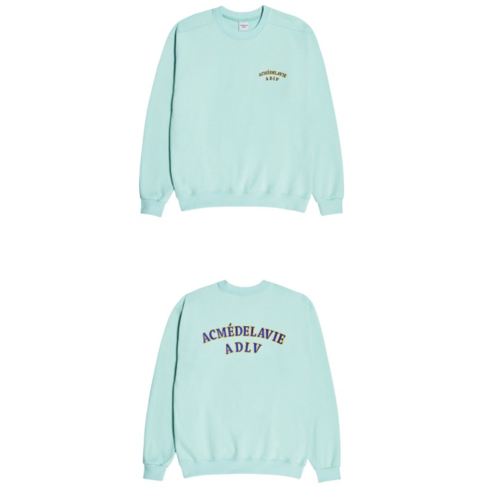 Áo Thun Dài Tay ADLV TOW COLORS EMBROIDERY SWEAT SHIRT MINT