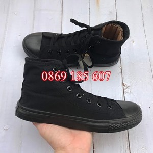 [SALE SỐC] Giày CV Đen Full Cao Cổ Nam Nữ