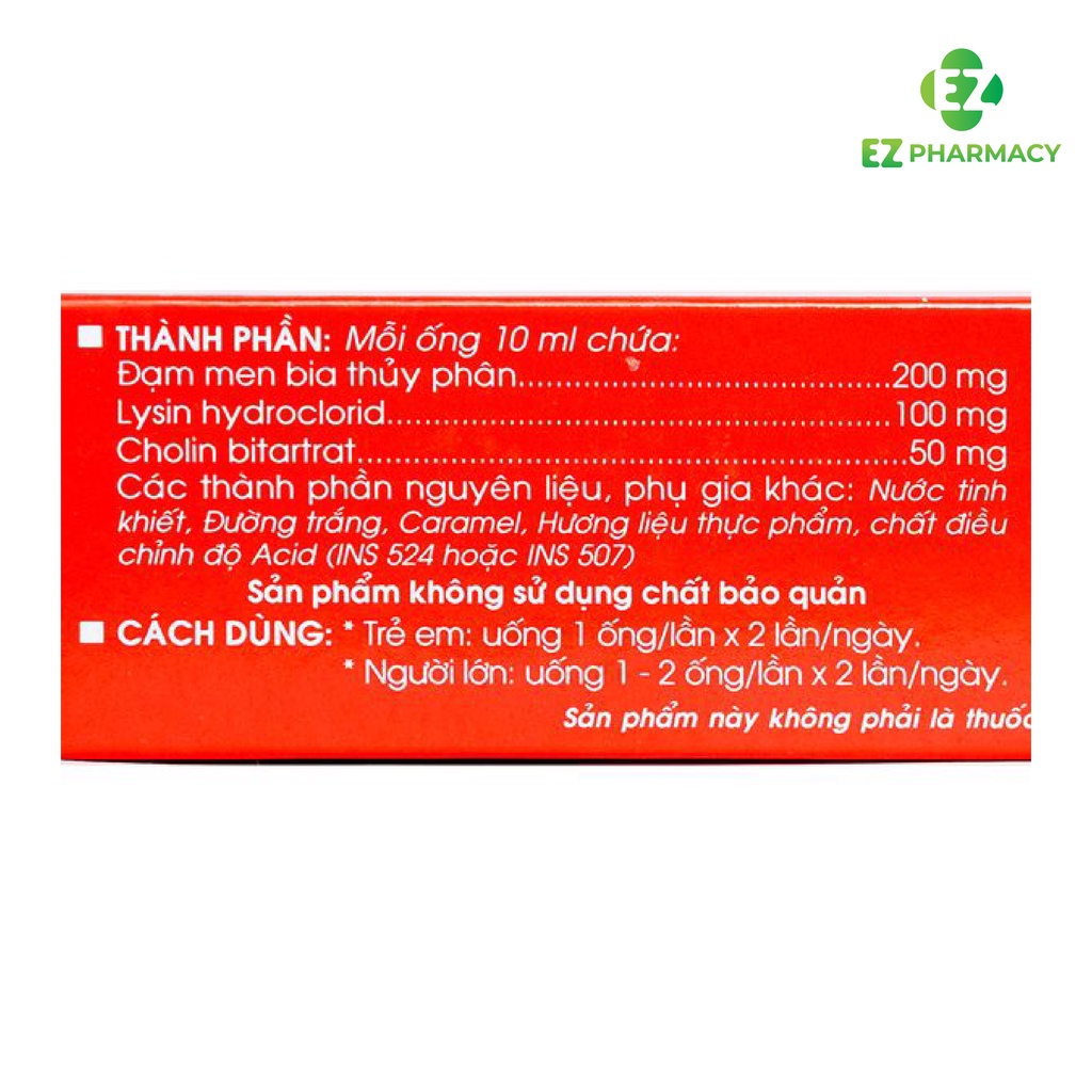 Siro Antot IQ Traphaco – Bồi bổ sức khỏe, tăng cường trí tuệ Hộp 20 ống 10ml