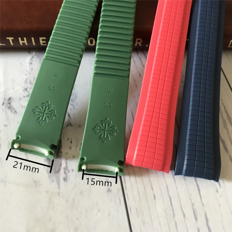 PATEK PHILIPPE Dây đeo cao su Philippe 21mm cho đồng hồ Aquanaut series 5164 5167 PP