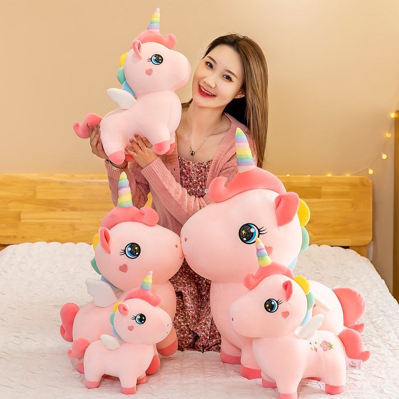 Gấu Bông Ngựa Unicorn Thiên Thần Cao Cấp - Xưởng Gấu Bông Việt Nam