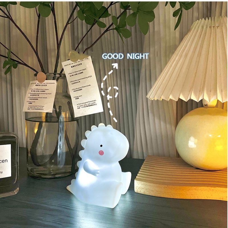 Đèn Ngủ Hình Khủng Long Hoạt Hình Dễ Thương Sáng Tạo
