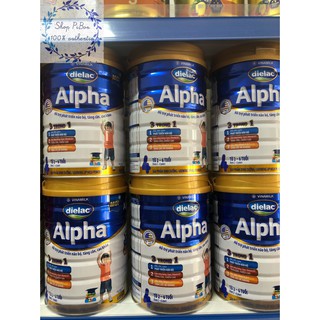 Combo 2 Lon Sữa Dielac Alpha Số 3, Số 4 900gr