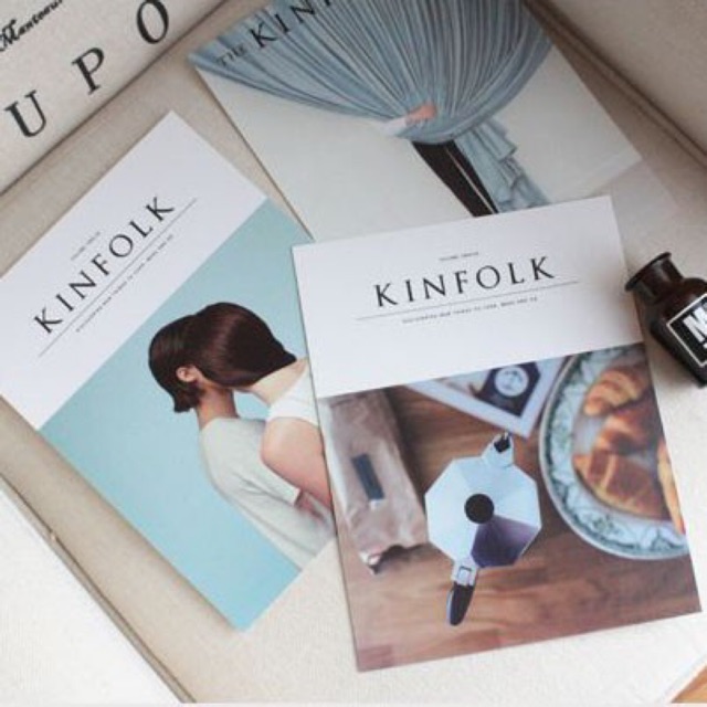 Poster chụp ảnh look book và trang trí sản phẩm KINFOLK size to 21*29.7 cm