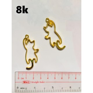 Khung charm làm resin hình mèo