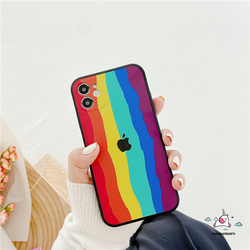 Ốp điện thoại mềm màu cầu vồng cho Iphone 11 Iphone 6 6s 7 8 Plus 8plus 7plus X Xr Xs Max 11pro Max Se 2020 | BigBuy360 - bigbuy360.vn