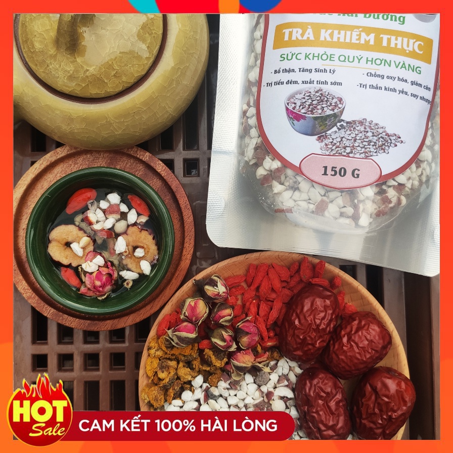 ✅[HÀNG CAO CẤP] Trà Khiếm Thực Thượng Hạng Đã Sấy Khô Tách Vỡ Nhỏ Dùng Luôn Bổ Thận Bồi Bổ Cơ Thể