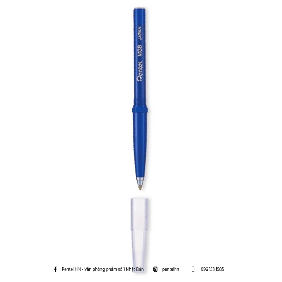 Ruột Bút MG8 Pentel Thay Thế Cho Bút Ký RS3G Và RS3S | Ngòi 0.8mm Nét To Thích Hợp Viết Chữ Hán| 2 Màu Mực (Xanh, Đen)|