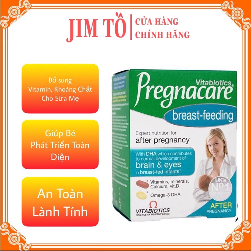 Vitamin sau sinh Pregnacare cho mẹ sau sinh Viên uống lợi sữa bổ sung