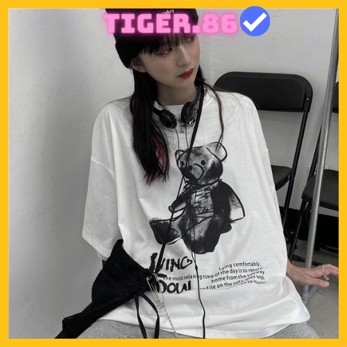 Áo thun tay lỡ form rộng unisex Tiger.86 AFR153