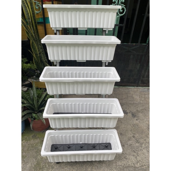 Kệ thông minh 5 tẩng trồng hoa cay cảnh và rau sạch , không gồm Chậu