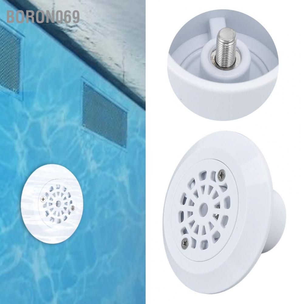 Boron069 Plastic Pool Water Outlet White Floor Drain Inlet Draining Accessory for Swimming Pools Hot Springs Spas