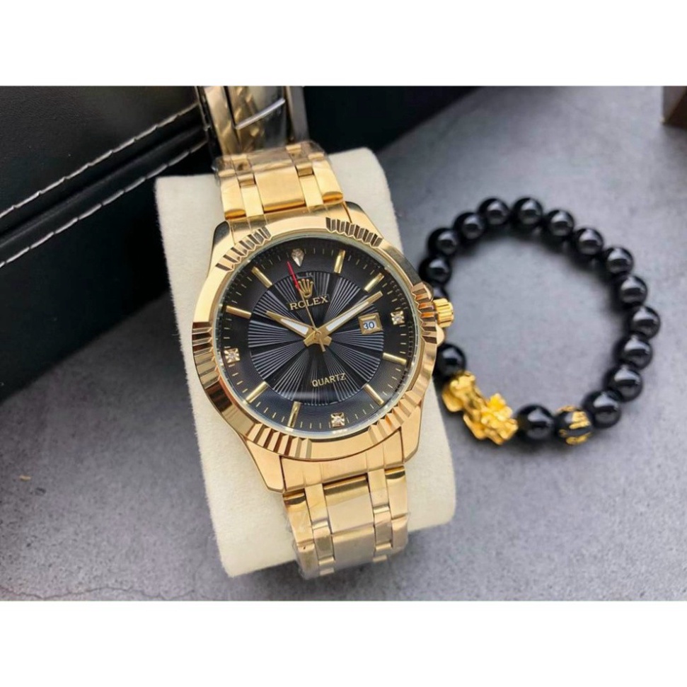 Đồng Hồ Nam Rolex Dây Thép Đặc Không Gỉ Cao Cấp, Bảo Hành 12 Tháng