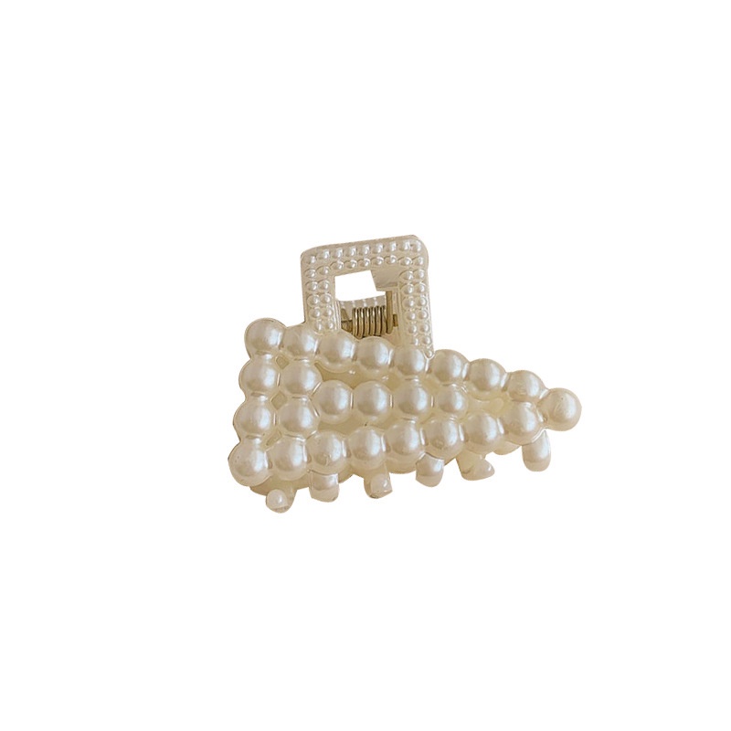 Kẹp tóc đính ngọc trai giả phong cách cổ điển thời trang thanh lịch dành cho nữ