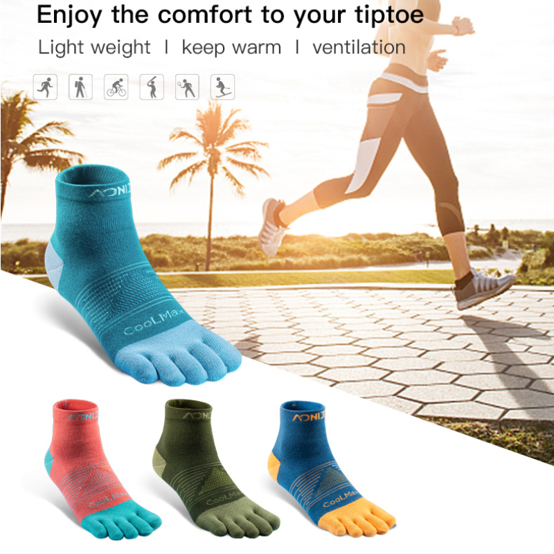 Aonijie Set 2 Đôi Tất Chân Chạy Bộ e4806