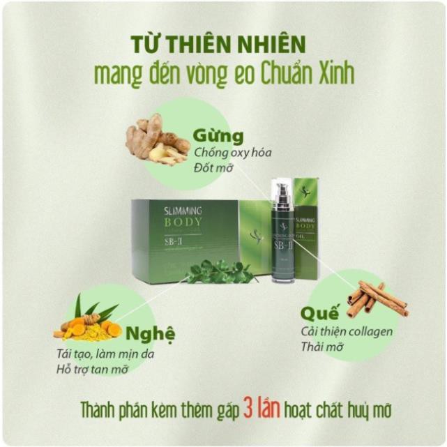 [Yêu Thích] Đai Nịt Bụng Giảm Mỡ Ủ Nóng Slimming Body SB2 Full Bộ Kèm Tinh Dầu Giảm Mỡ Bụng Đánh Bay Mỡ Thừa