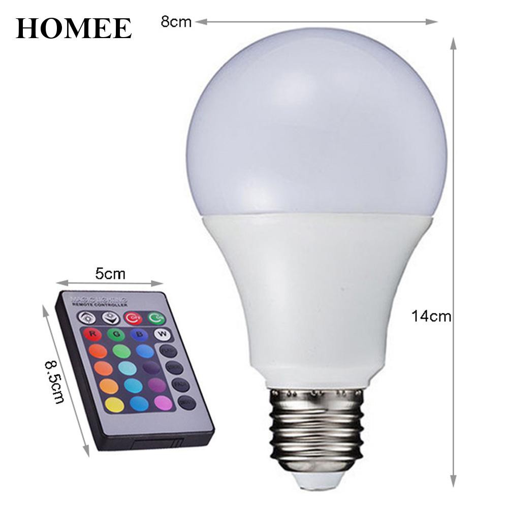 Bóng Đèn Led Rgb Đổi Màu 15w Có Điều Khiển Từ Xa