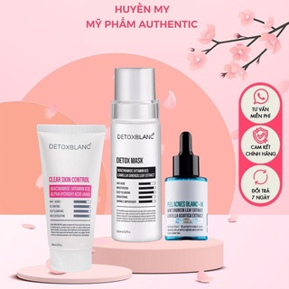 Combo loại bỏ mụn Detox Blanc