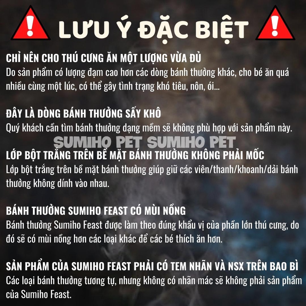 Bánh thưởng cho chó Sumiho Feast (Viên bò nhân phô mai và yến mạch) 100gr/túi