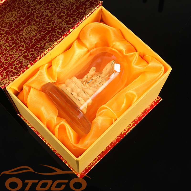 Tượng Phật Quán Thế Âm Bồ Tát , Tượng Phật Nhung Vàng Kim Sa Để Taplo Xe Hơi , Tượng Phật Quan Âm