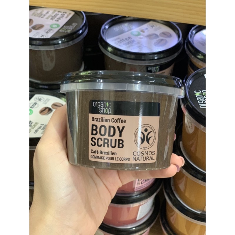 Organic Shop Body Scrub / Coffee & Sugar ( 250mL )