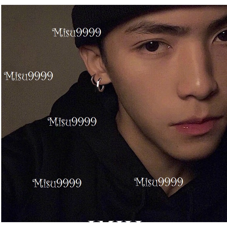 Khuyên titan octagram (bát giác ) nam nữ