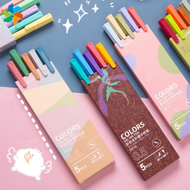 Bút Viết Màu Macaron Kiểu Dáng Đơn Giản Jp60Vn