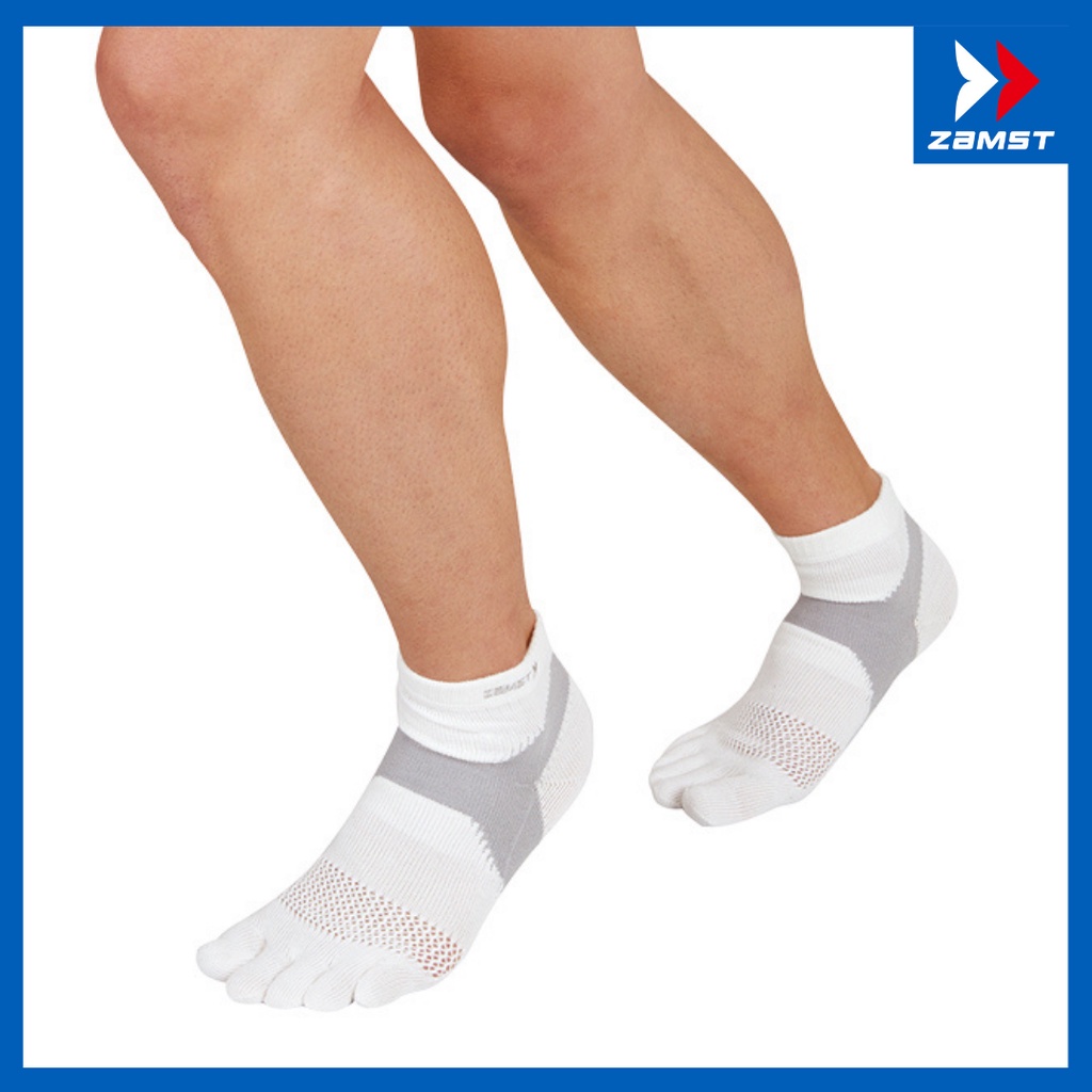 Vớ đa năng hỗ trợ nâng vòm và kiểm soát gót chân ZAMST chính hãng  AS-1 (Socks) 5 finger type