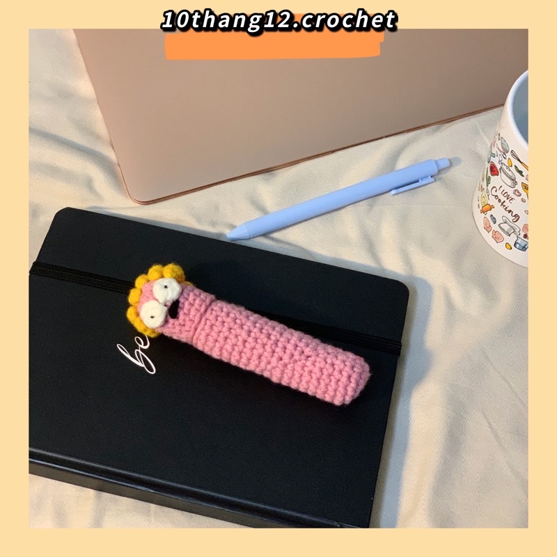 Cover lipstick-Túi đựng son bằng len dễ thương.