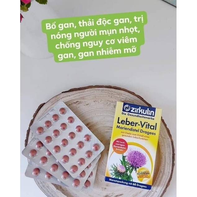Bổ gan Zirkulin Leber Vital Đức