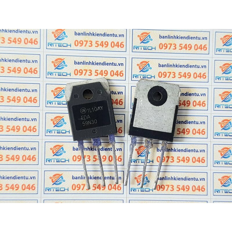 [Combo 3 chiếc] FDA59N30 59N30 MOSFET KÊNH N 59A 300V TO-3P Tháo Máy