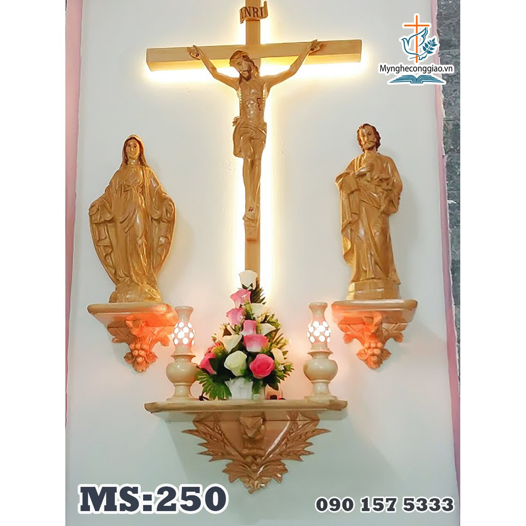 Kệ Gỗ Công Giáo, Bàn Thờ Công Giáo Đẹp Nhất | myngheconggiao.vn