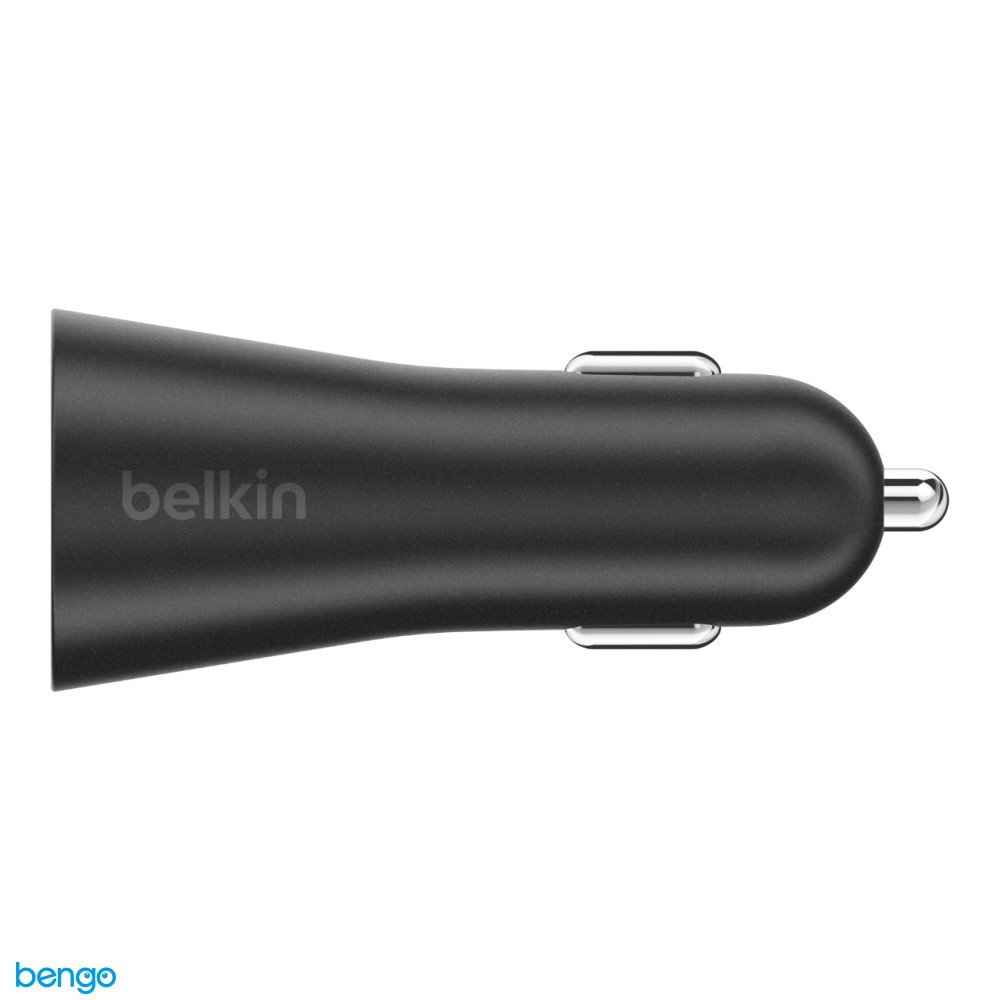 Sạc xe hơi Belkin BOOST↑UP™ 2 cổng USB-A 24W - F8M930btBLK