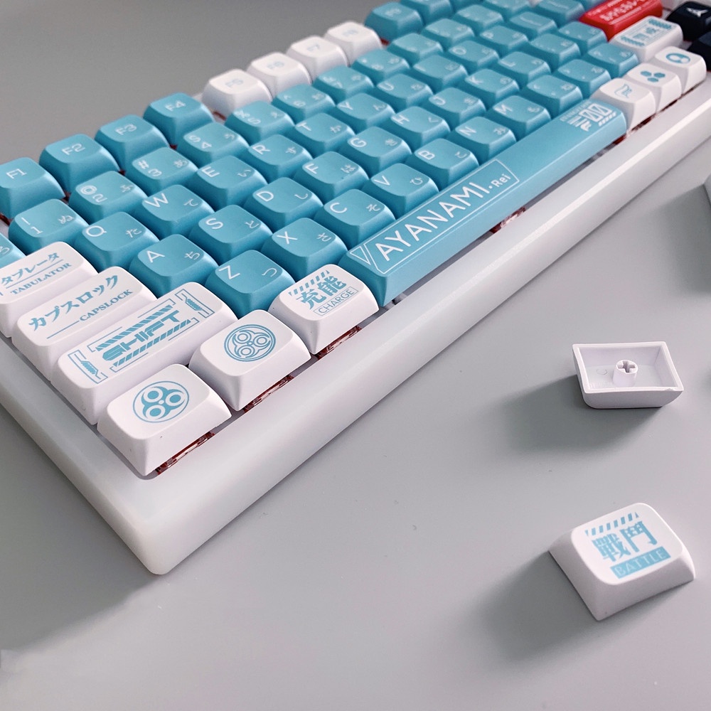 EVA00 PROTOTYPE Keycaps XDA Cấu hình EVA Ayanami Rei Anime PBT Dye Phụ Bàn phím cơ học Keycaps