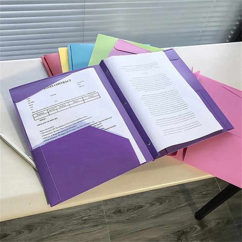 Bìa Đựng Tài Liệu Khổ A4 2 Ngăn Tiện Dụng