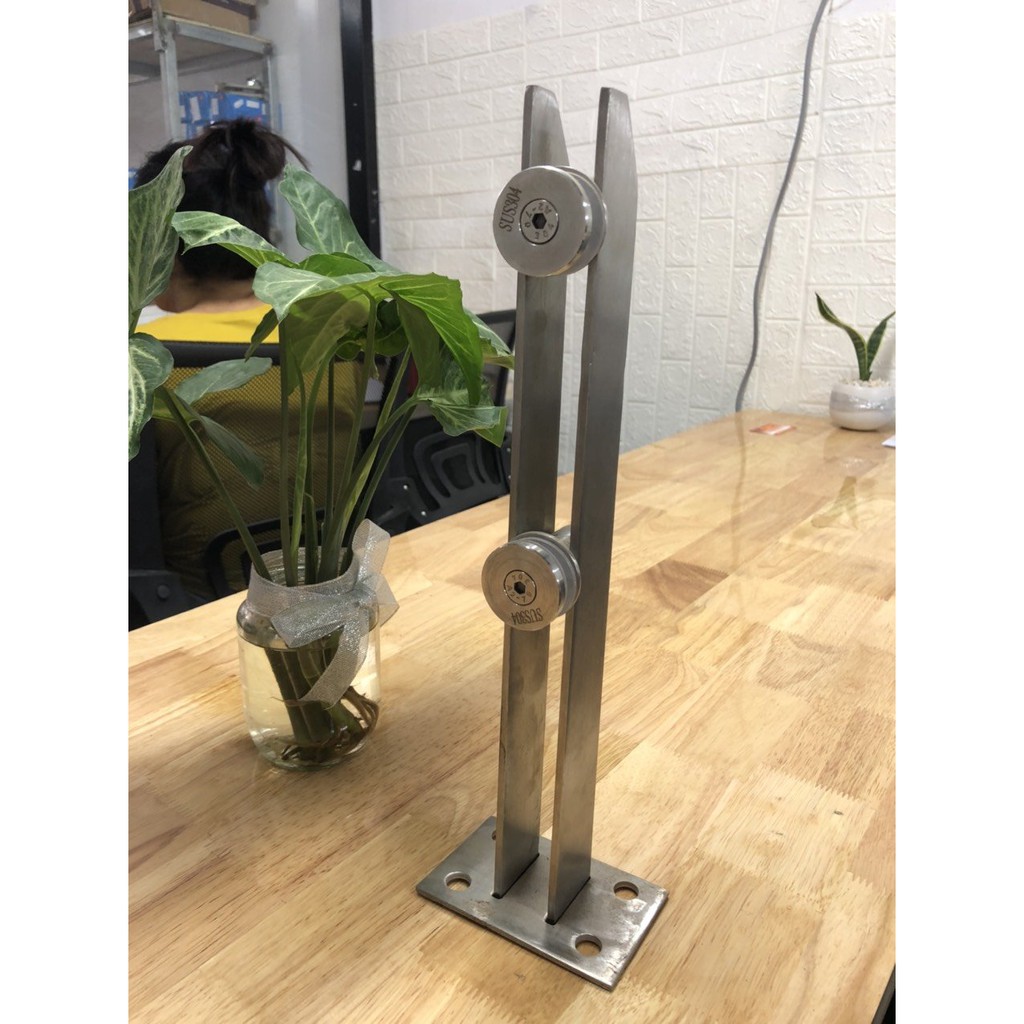 Trụ inox 4ly kép, 5ly kép Sus 304 Bảo hành 5 năm, Lắp Cầu Thang, Lan Can