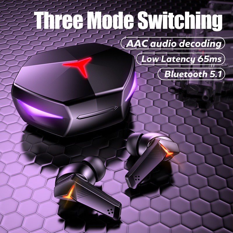 Tai nghe Bluetooth Gaming 5.1 Tai nghe không dây Âm trầm Loại bỏ tiếng ồn HiFi Stereo - Natuso T33