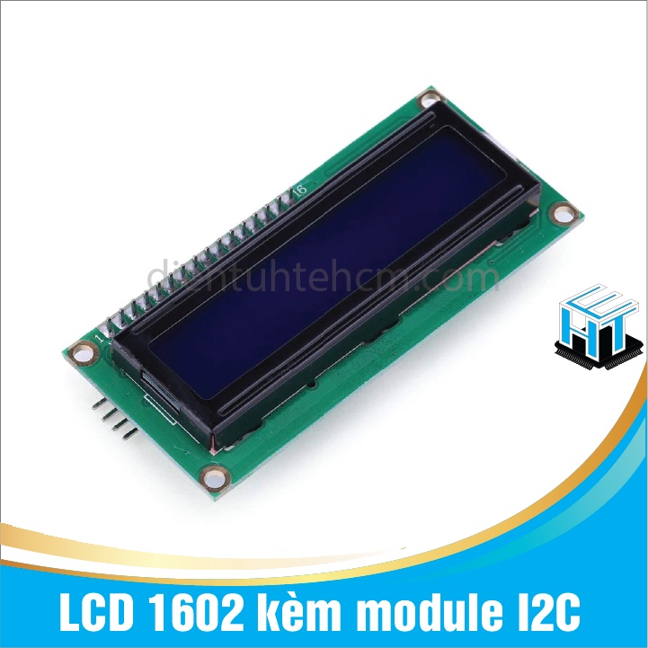 LCD 1602 kèm module I2C màu xanh dương