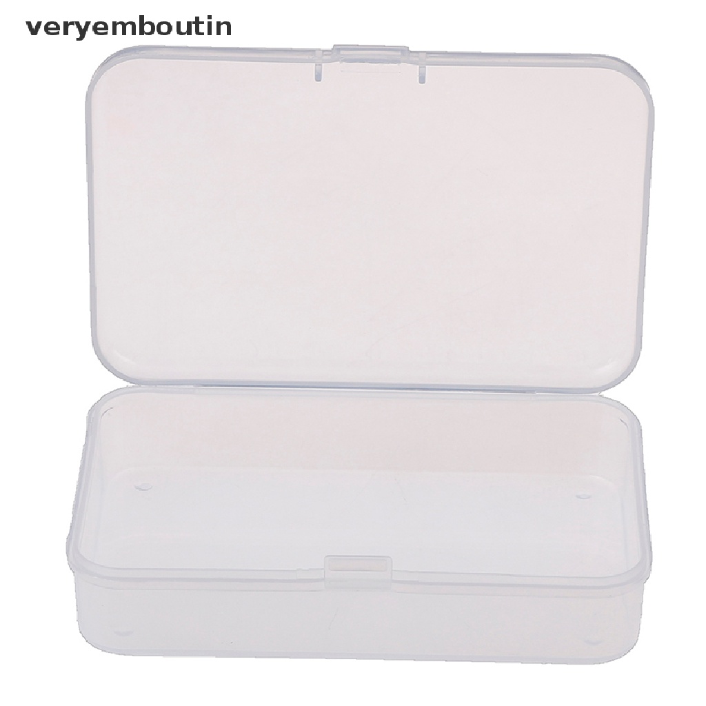 Hộp Nhựa Vuông Trong Suốt Đựng Đồ Đa Năng 9.3 * 6.3 * 2.2cm