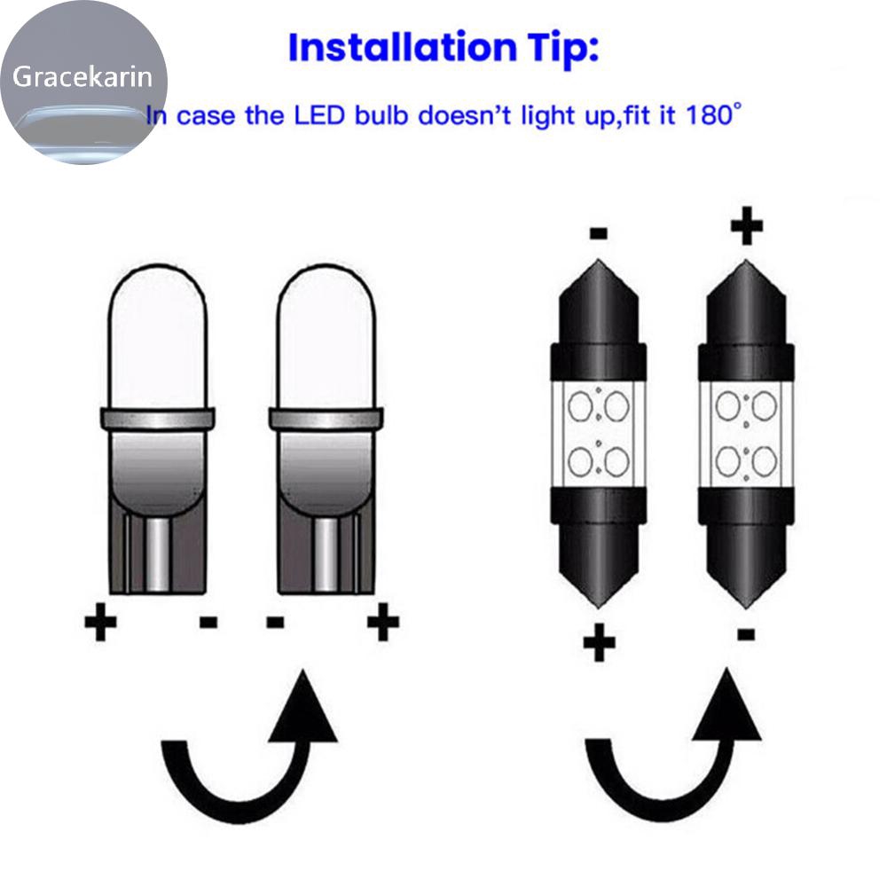 Set 21 Đèn Led Dc12v Hợp Kim Nhôm Cho Bmw E46 Sedan Coupe M3 1999-2005