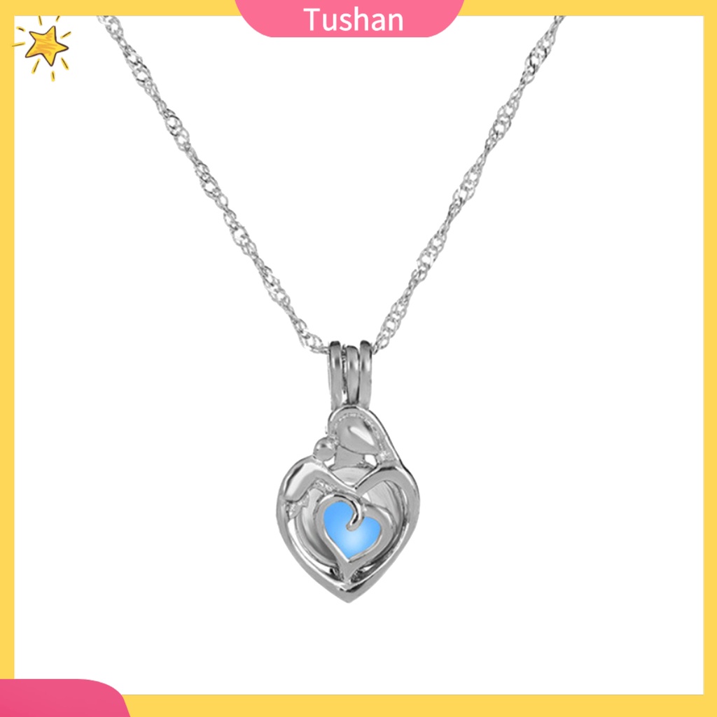 Dây chuyền mặt trái tim tush _ phát sáng
