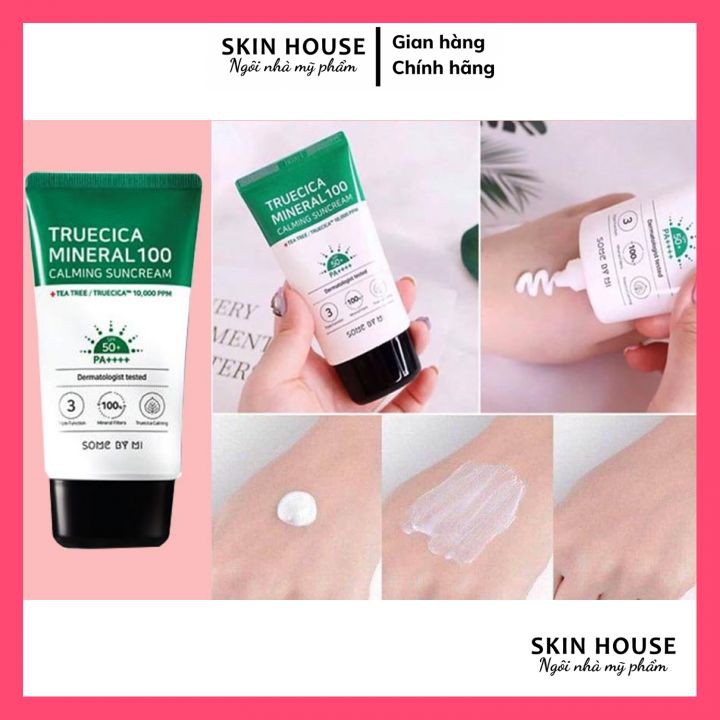 Kem Chống Nắng Some By Mi Aha Bha Pha - Kem chống nắng Some By Mi Truecica Mineral 100 SPF50+/PA+++ 50ml